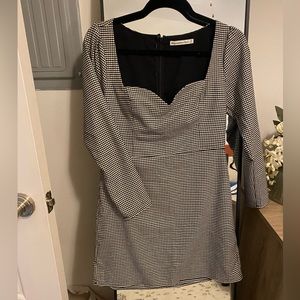 Abercrombie Sweetheart Neckline Gingham Dress - Small Petite - Never Worn